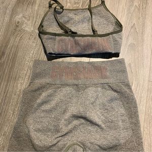 GYMSHARK Workout Sports Bra and Legging Set